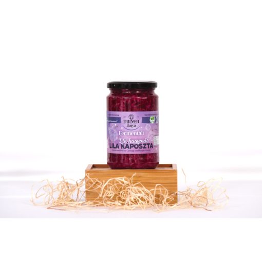 Nagy-Fermentált Lila hagymás Lila káposzta 720ml
